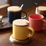 Nordic  Ceramic Mug Pure Color Coffee Cup Office Home Drinkware Custom Logo