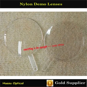 Nylon lenses eyeglass demo lenses