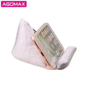 OEM printed Mini pad Tablet Stand device microfiber triangle mobile stand