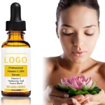 OEM Vegan Face Care Serum Natural Organic Whitening Moisturizer and Anti Wrinkle Vitamin C Facial Serum