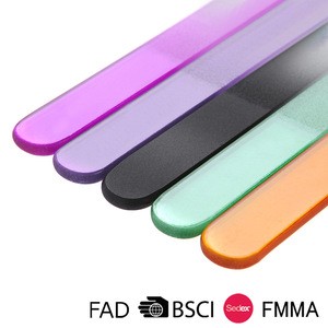 OEM welcome Custom Printed Colorful Double Side Glass Nail File Wholesale,Crystal Nail File