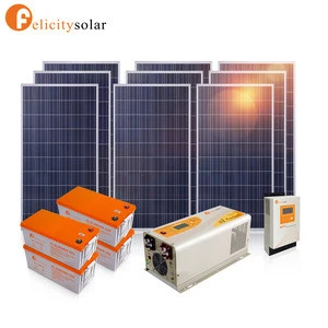 Off grid 5Kva 48V solar energy solar home system, Solar panel roof top system