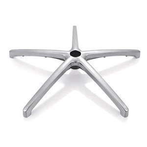 Office furniture parts five star aluminum alloy casting chair base