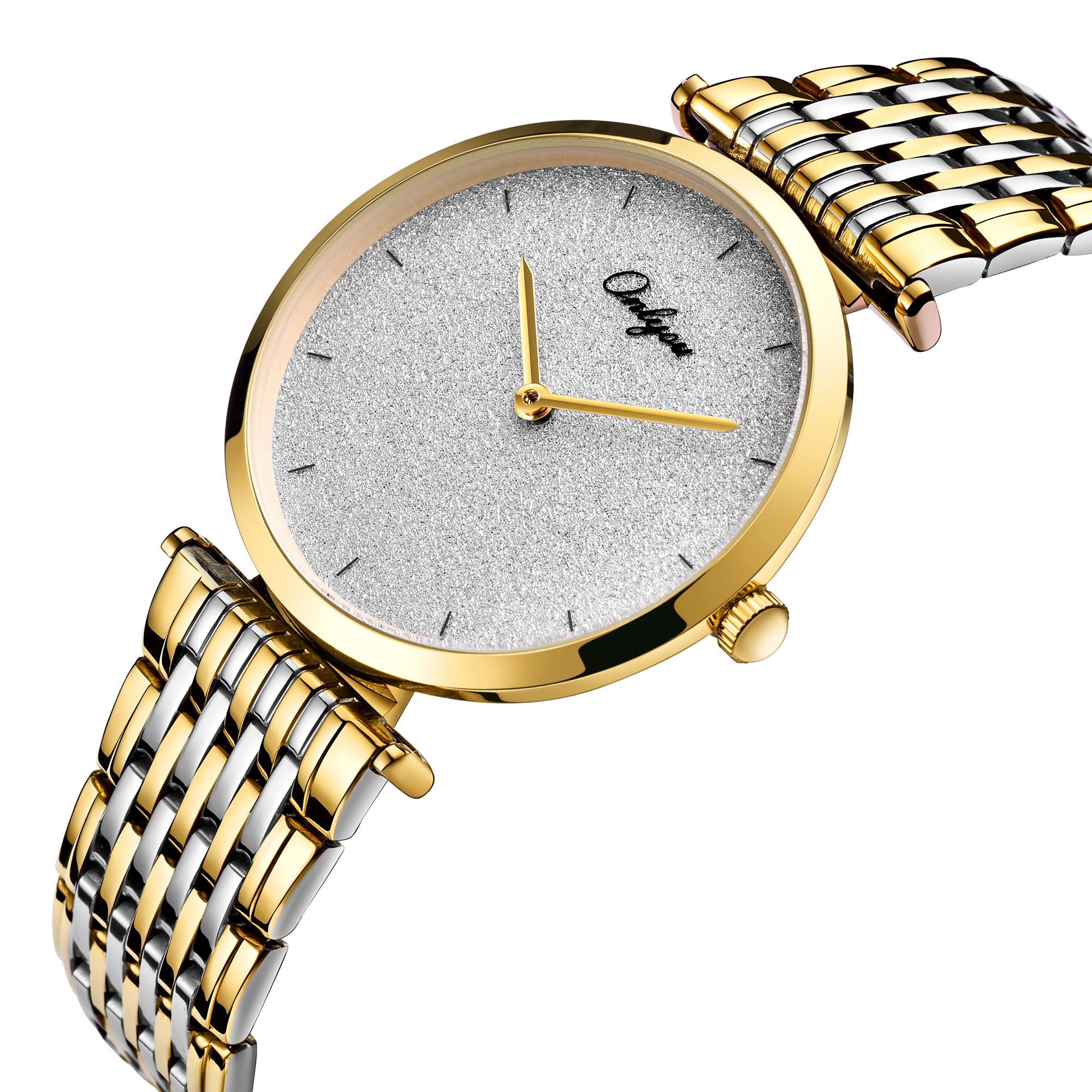 Onlyou Quartz Ladies Rose Gold Watch Stainless Steel New Design Fashion Women Watches 81205