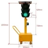 Optraffic OEM Roadway Safety Four Sides Solar mobile Traffic Signals, Arrow Tubes Portable Temporary Solar LED Traffic Light