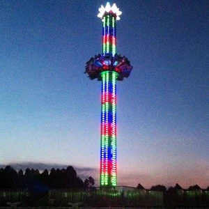 Other amusement park products 12 riders thrill mini launch tower rides