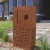 Import Outdoor decorative rustproof corten mailboxes for apartments from China
