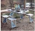 Import Outdoor Portable Aluminum Alloy Folding Table Chairs Set Outdoor Picnic Party Dining Camping For 4 Person from China
