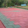 Outdoor safety rubber flooring for walkway