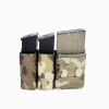 Outdoor tactical equipment Molle 3-Mag pistol magazine pouch