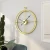 Import Oversized Nordic Art Luxury Decorative Room Handicraft modern home decor Metal Wall Clock from China