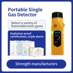 P100 New Arrival Portable Single Gas Detector Carbon Monoxide Co Portable Gas Detector