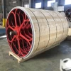 Paper pulp cylinder mould for wire mesh paper making machinery