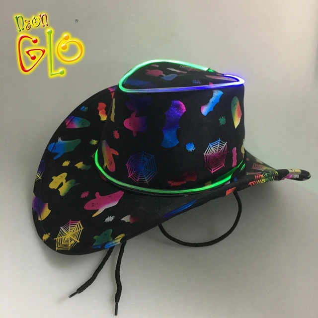 Party Favor Fashion Flashing LED Cowboy Hat for Halloween