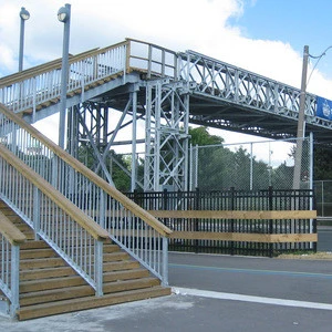 pedestrian bridge,metal structure for pedestrian crossing,steel bailey pedestrian bridge