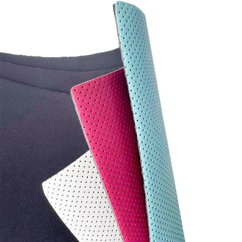 Perforated PU material sandwich high foaming composite fabric EVA composite material bonded fabric, sports equipment, etc
