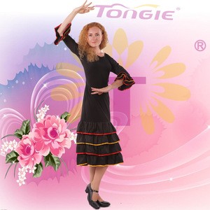 Performance Stage Wear Flamenco Dress Salsa Dance Dress