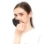 Import personalized black disposable custom logo black customized face masks from China