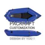 Personalized inflatable rafting boat cheap but durable kayak paddling on lake or river