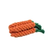Pet toy carrot pure hand knitting pet cotton rope toy
