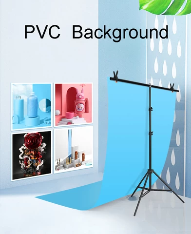 Photography Backgrounds Studio Video PVC Background Photo Backdrop Board White Backdrop Blue Back Drop