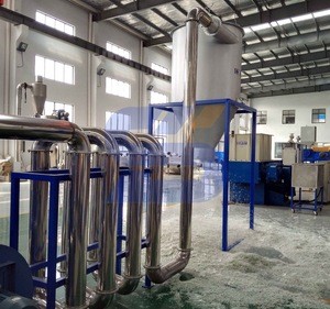 Plastic dryer system machine for plastic recycling line