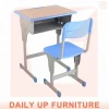 Plastic Seat Student Desk And Chair School Study Table And Chair Set Height Adjustable Cheap School Furniture Chair Desk Set