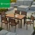 Import Plastic wood garden furniture outdoor park use aluminum bench chair from China