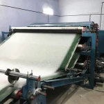 Polyester fiber thermal bonded wadding production line three doff for nonwoven machine