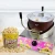 Import Popcorn machine gas desktop commercial stalls hand-cranked automatic spherical butterfly-shaped popcorn pot machine from China