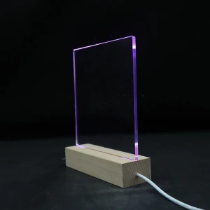 Popular 3D RGB DIY LED Acrylic Lamp Blank Acrylic Lamp DIY Night Light