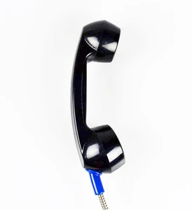 Popular design Black telephone handset flame proof Wall Mounting Telephone handset
