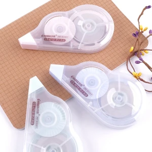Popular student correction supplies 5mm 3pcs/set easy-to-use portable correction tape