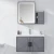 Import Porcelain Bathroom Sinks Vanity Set Italian Marble Wood cabinet MDF Furniture wash basin from China