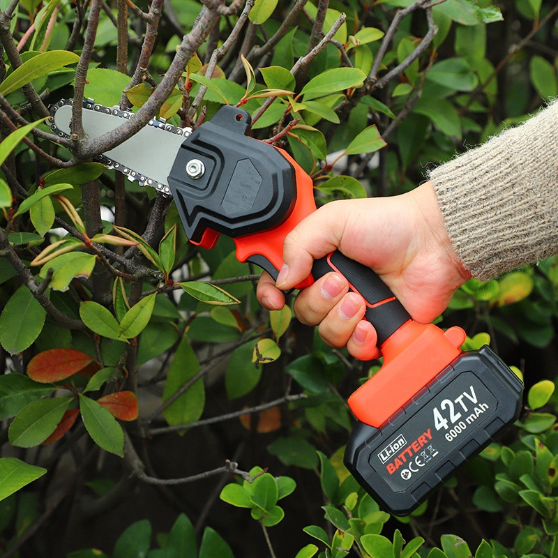 Buy Portable 4inch Cordless Battery Powered Electric Tree Wood ...