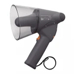 Portable Megaphone Bullhorn 20 Watt Power Megaphone Speaker Voice and Siren/Alarm Modes with Volume Control and Strap