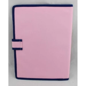 portable polyester  file folder multifunction use with clear holder