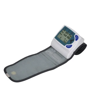 Portable Practical Medical Equipment Digital Wrist Blood Pressure Monitor Meter Device