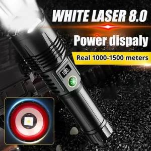 Portable Rechargeable LED Flashlight Telescopic Zoom Waterproof Tactical Torch Self-Defense Emergency Lantern Flashlights
