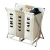 Import Portable Rolling Foldable Waterproof Laundry Basket Hamper Cart With Wheels from China