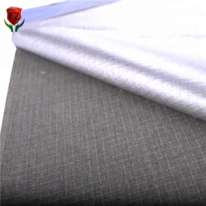 Pre-Oxidized Heat Shielding Para Aramid Flame Retardant Aluminum Foil Woven Fabric