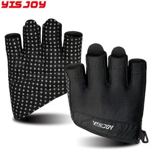 Premium Leather Weightlifting Gloves for Gym