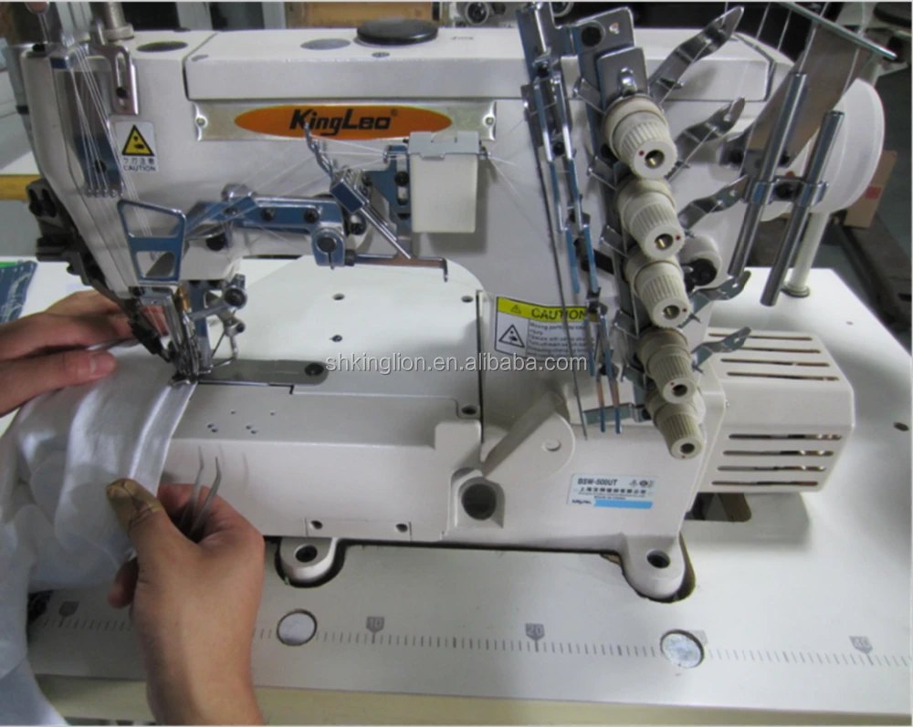 Professional flatlock /interlock sewing machine for apparel manufacturer