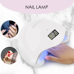 Professional LED Nail Art Lamp Nail Polish Fast Drying Machine Smart Sensor Timing Naildryer Lampe UV Seche Ongle Manicure Lamp