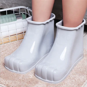 Professional PVC Material Foot Spa Bucket Massage Bubble Soaking Shoes Individual Health Design Foot Bath Tool
