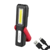 Promotion 3 W rechargeable led flashlight with strong magnet
