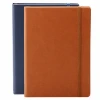 Promotional Custom Soft PU Leather Cover Business Paper Notebook for School Office Writing Supply Elegant Travel Diary Book