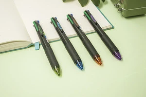 Promotional German ink writing Smoother 4 Color Grip 0.7 mm plastic ball point pen