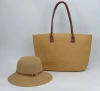 Promotional Gifts boho big beach bag Summer leisure 2023 new design bag and hat