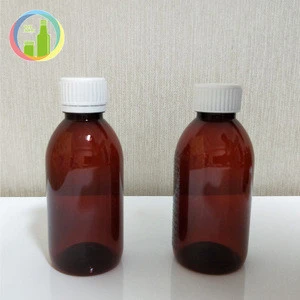 promotional pharmaceutical grade pet empty bottle  for medicine liquid cough syrup plastic bottle
